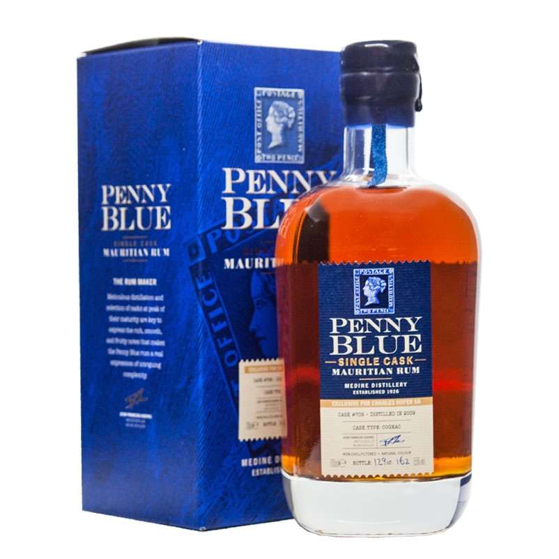 Penny Blue 2009 Mauritian Rum Cognac Single Cask #709