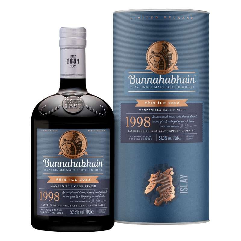 Bunnahabhain 1998 Fèis Ìle 2023 Manzanilla Cask