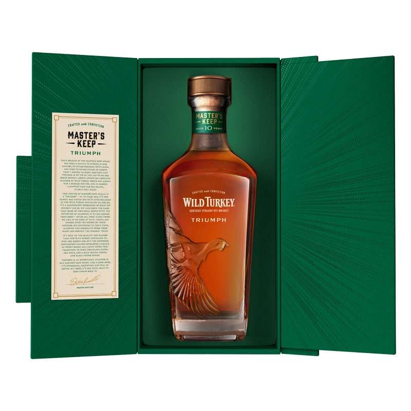 Wild Turkey Master’s Keep Triumph 10 Year Old Kentucky Straight Rye Whiskey