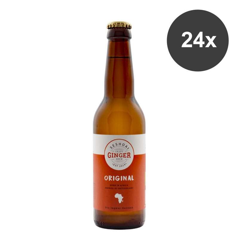 Seshoai Bio Ginger Beer 33cl 24er Pack