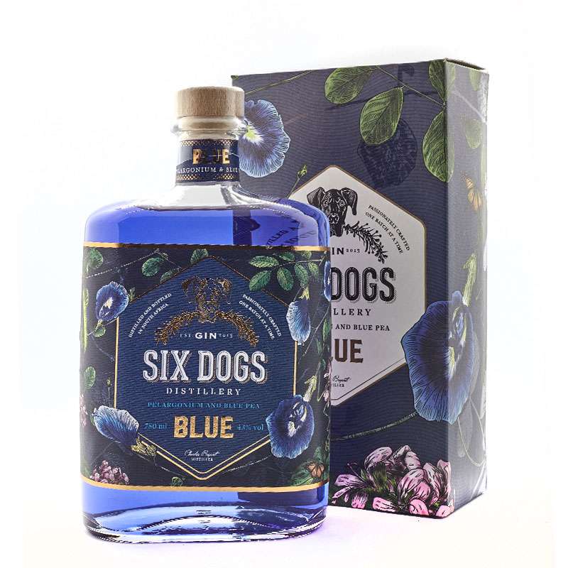 Six Dogs Gin Blue