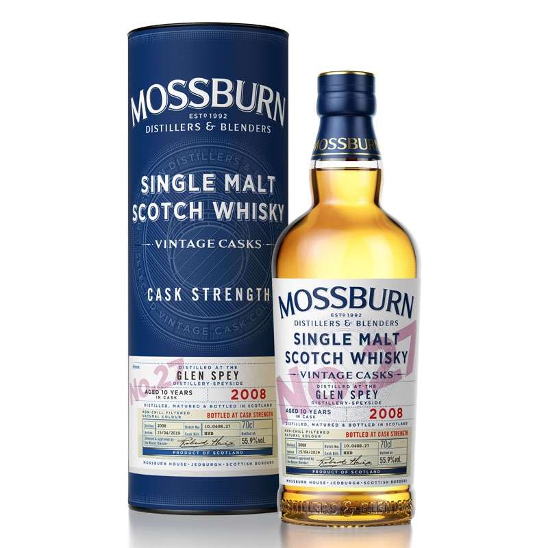 Glen Spey 2008 10 Year Old No. 27 Cask Strength Mossburn