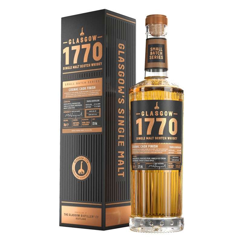 Glasgow 1770 Cognac Cask Finish Small Batch Series