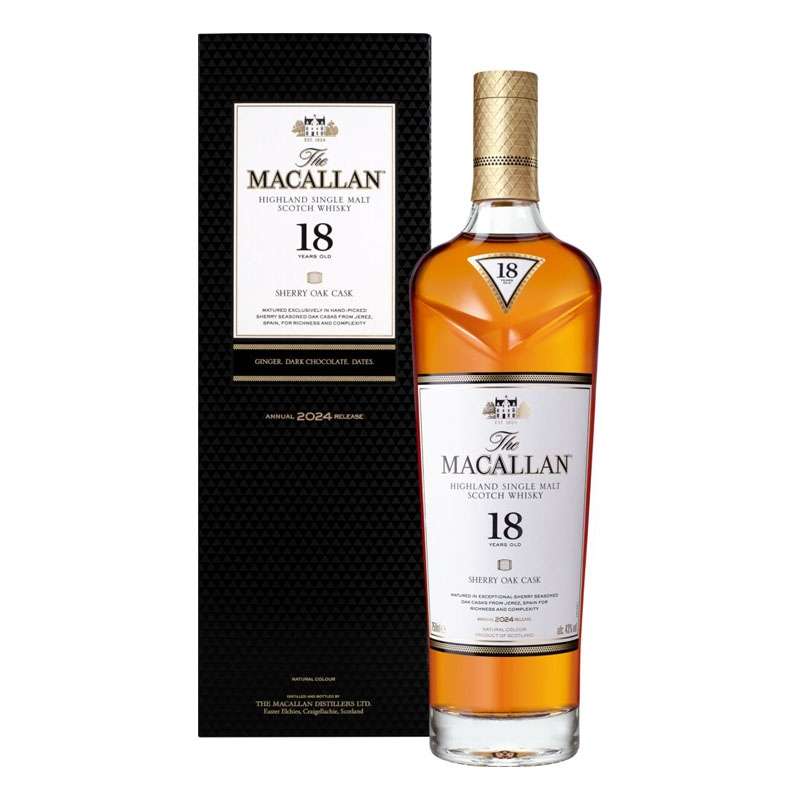 Macallan 18 Year Old Sherry Oak 2024 Release