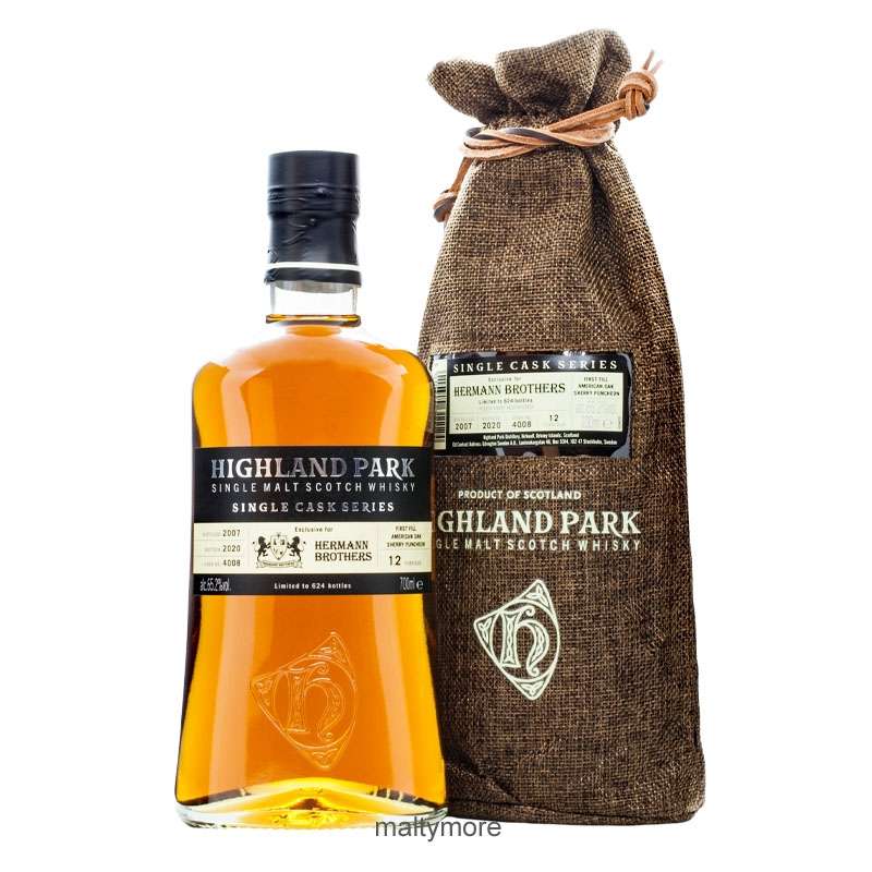 Highland Park 2007 12 Year Old Single Cask Series Hermann Brothers