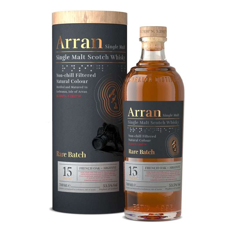 Arran 15 Year Old Rare Batch French Oak Argonne